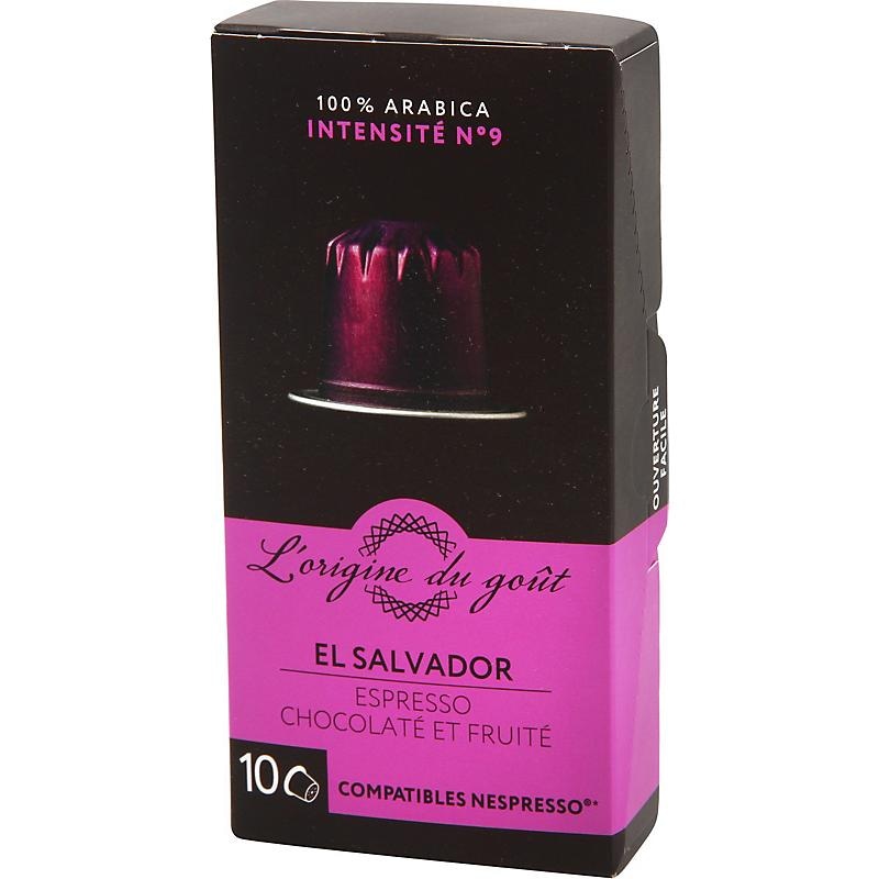 Kavne kapsule 10 kapsul L'origine du goût - Akcija v trgovini E.Leclerc