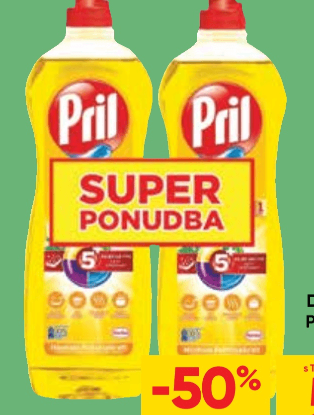 Pril Lemon 2 x 750 ml - Akcija v trgovini Tuš