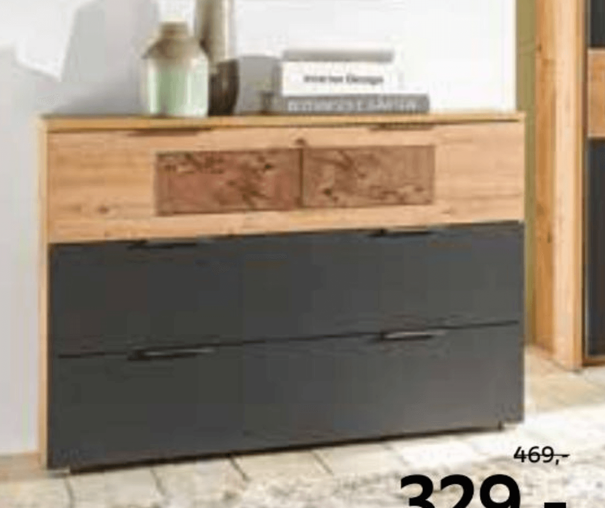 Komoda - Akcija v trgovini Lesnina