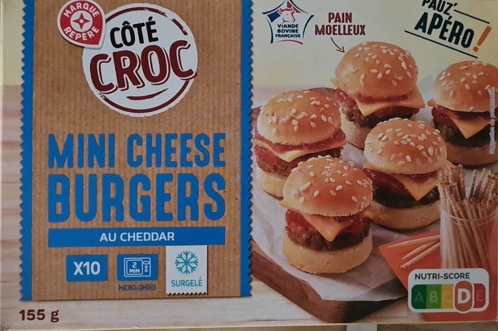 Sirov burger Cote Croc 6x130 g Côte Croc - Akcija v trgovini E.Leclerc