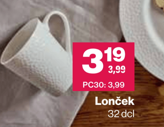 Lonček 32 dcl - Akcija v trgovini Mercator