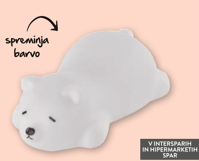 Silikonska lučka - Akcija v trgovini Spar