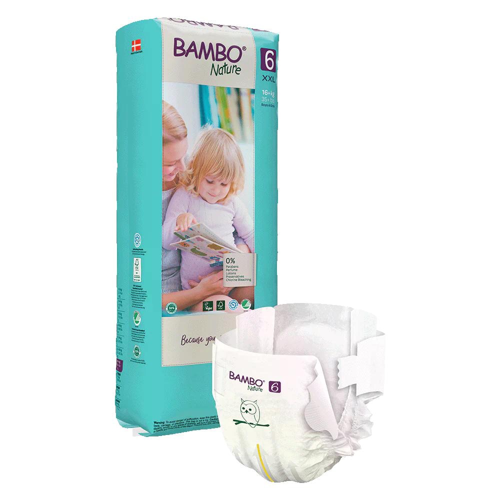 Bambo Nature Otroške plenice Tall Pack - Akcija v trgovini E.Leclerc