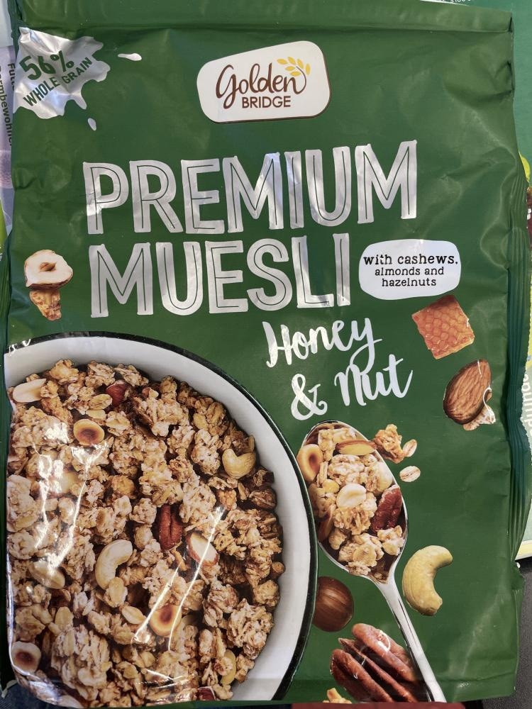 Golden Bridge Premium Muesli 500 g - Akcija v trgovini Hofer