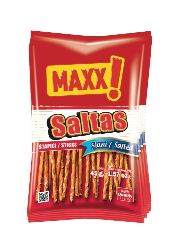 Palčke Saltas 4 x 40 g - Akcija v trgovini Pevex