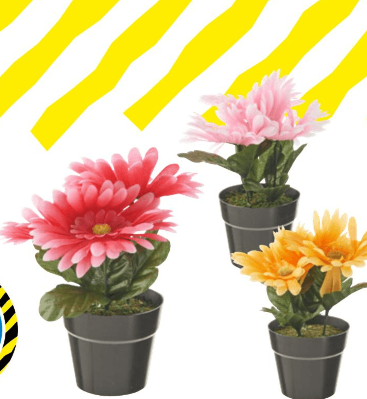 Umetna roža v lončku - Akcija v trgovini Tedi