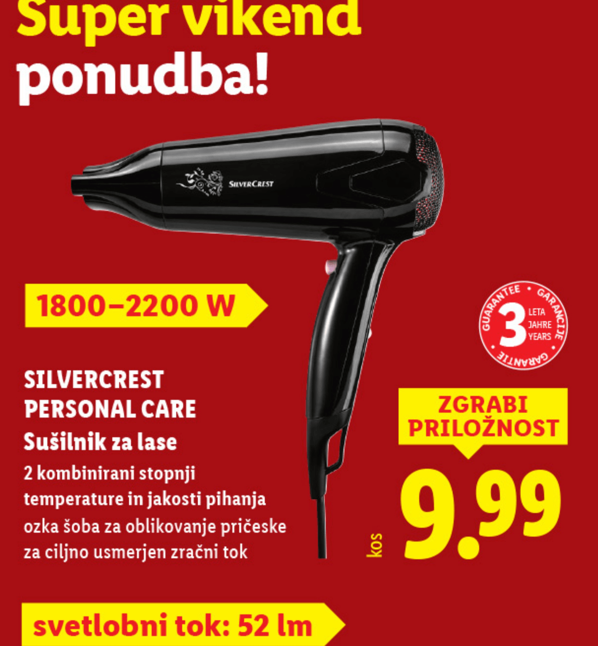 Silvercrest Personal Care Sušilnik za lase - Akcija v trgovini Lidl