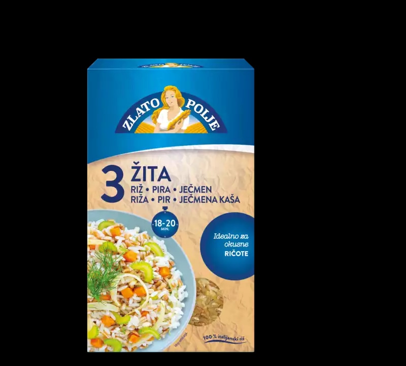 Zlato Polje Riž in mešanice z rižem - Akcija v trgovini Tuš