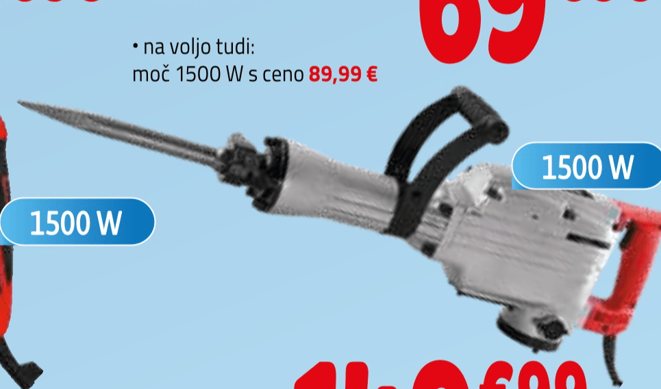 Rušilno kladivo Iskra DH1500-HEX - Akcija v trgovini Jager