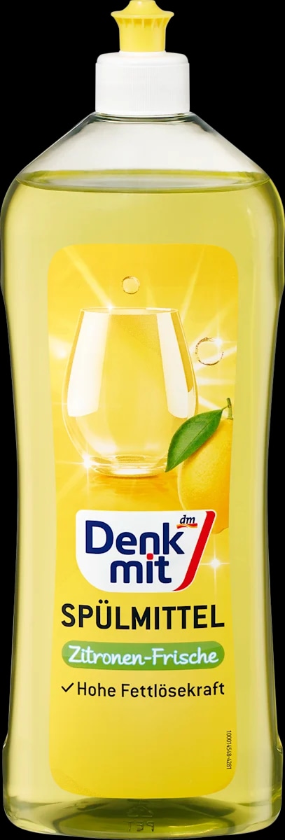Denkmit Zitronen-Frische detergent za ročno pomivanje posode 1 l - Akcija v trgovini Dm