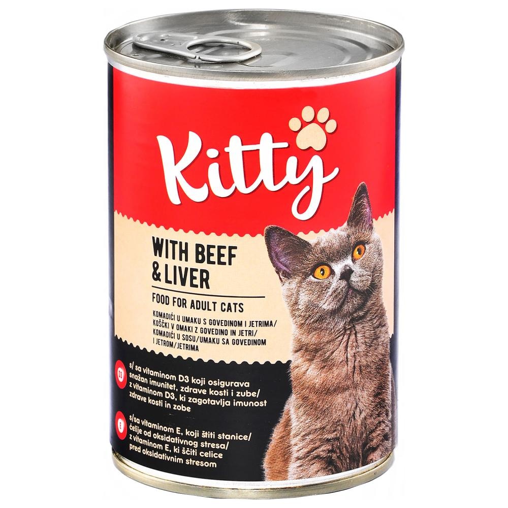 Hrana za mačke Kitty - Akcija v trgovini Mercator
