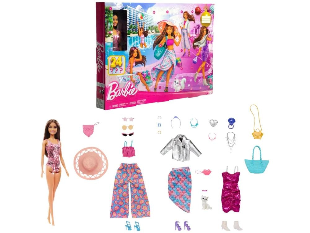 Barbie Adventni koledar 25-delni komplet - Akcija v trgovini Lidl