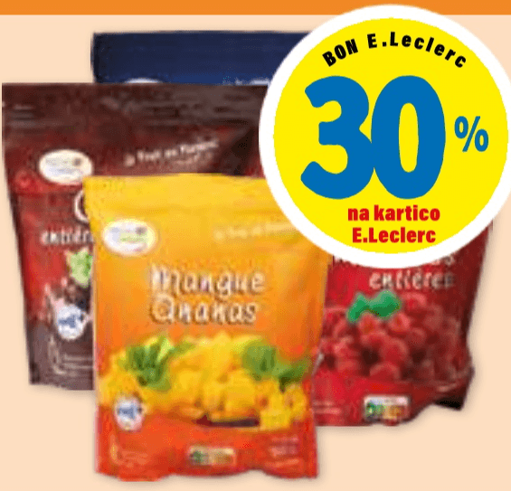 Vse zamrznjeno sadje Fresh Cueillette - Akcija v trgovini E.Leclerc