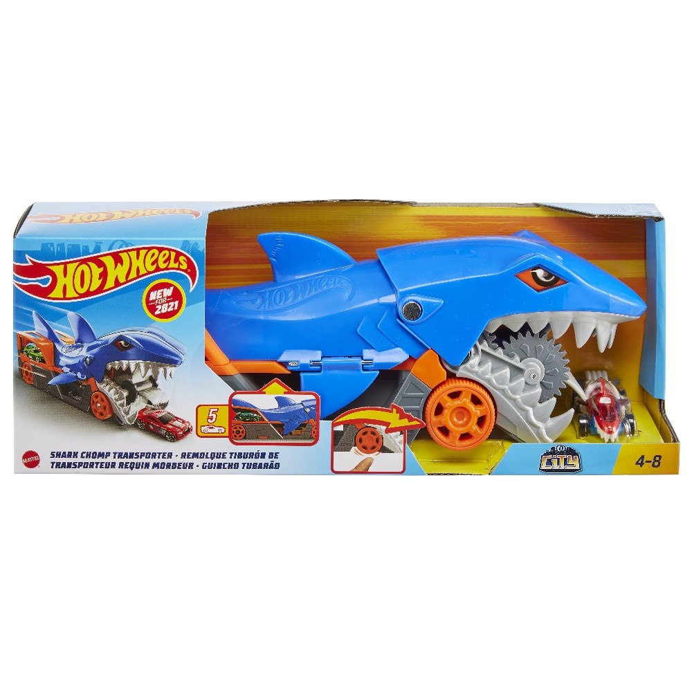 Hot Wheels transporter Morski pes Akcija v trgovini Tedi