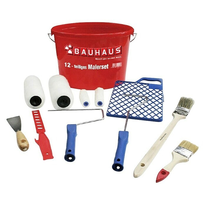 Pleskarski komplet 12-delni BAUHAUS - Akcija v trgovini Bauhaus