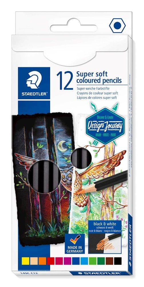 Barvice Super Soft Design Journey 12/1 STAEDTLER Akcija v trgovini E.Leclerc