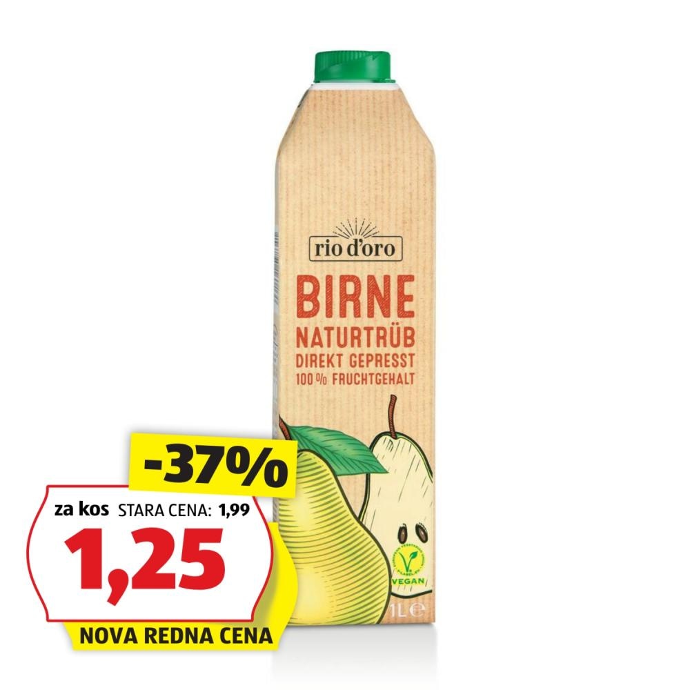 RIO D'ORO Motni sok 1 l - Akcija v trgovini Hofer