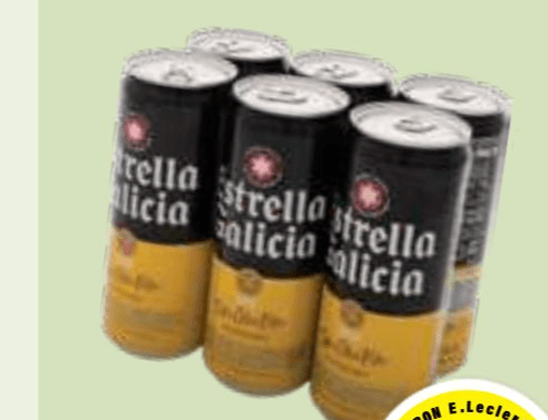 Estrella Galicia Svetlo pivo (6-pack) 6 x 0,33 l - Akcija v trgovini E.Leclerc