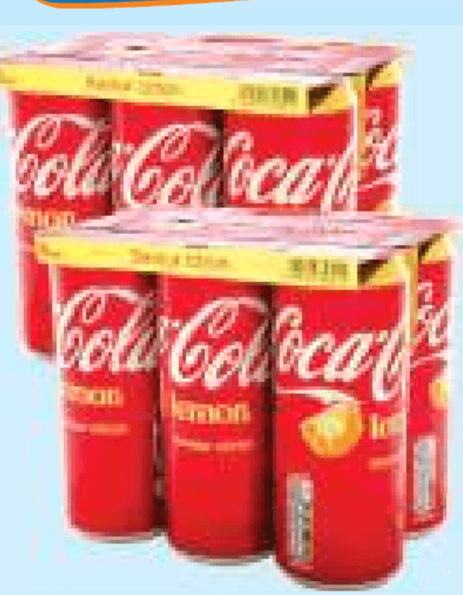 Coca-Cola Lemon 6x 0,33 l - Akcija v trgovini E.Leclerc