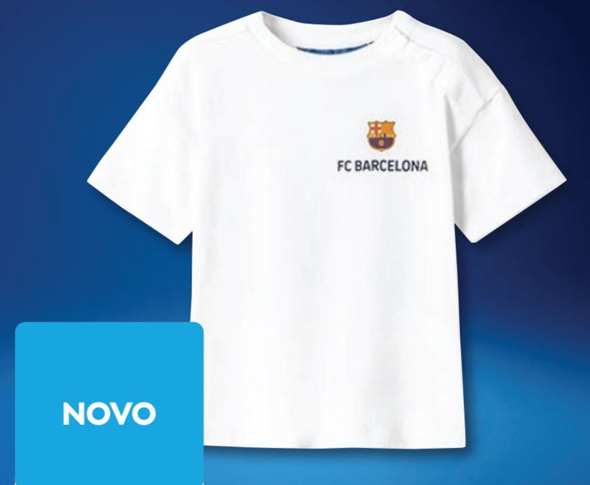Majica za dojenčke FC Barcelona - Akcija v trgovini Pepco