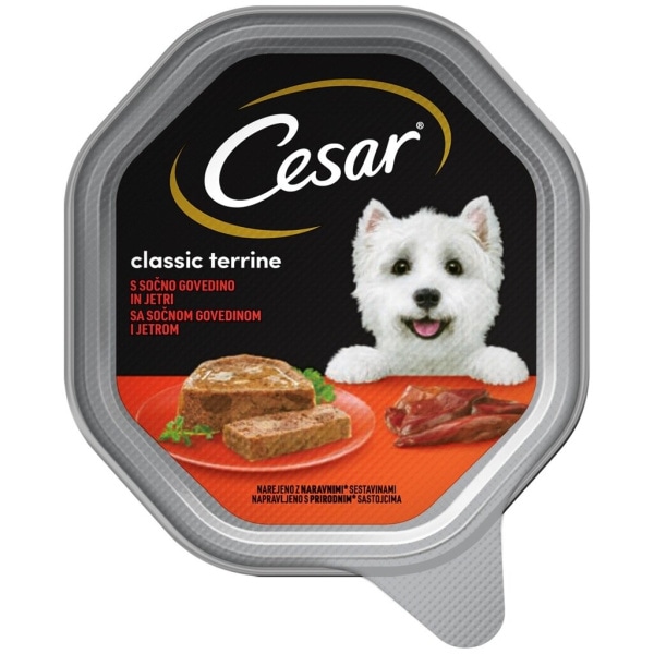 Hrana za pse Cesar 150 g - Akcija v trgovini Tuš