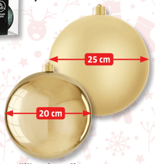 Božična kroglica - Akcija v trgovini Bauhaus