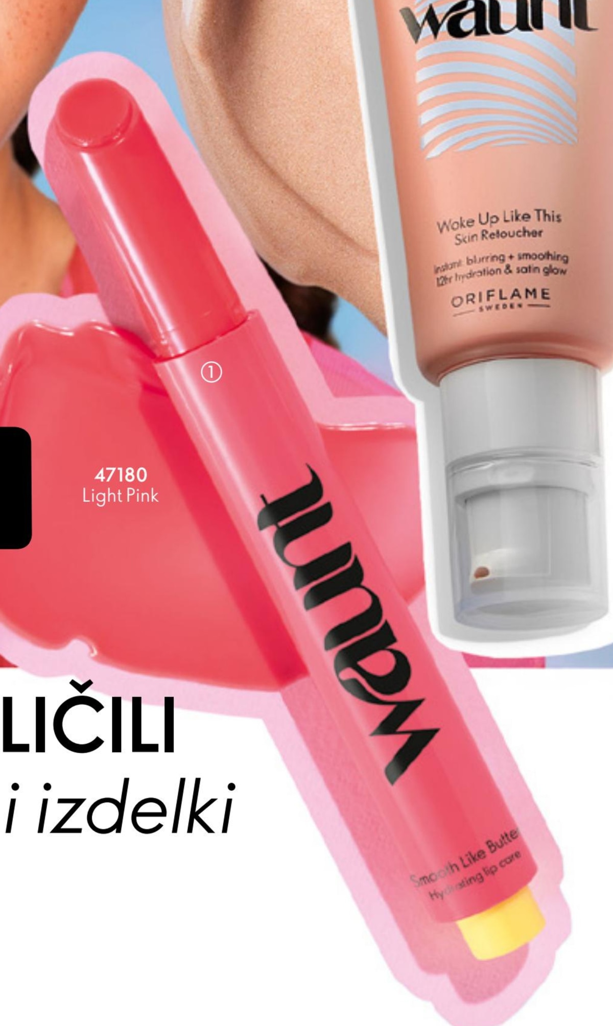 Waunt Smooth Like Butter 2-v-1 balzam in bleščilo za ustnice 2 g. - Akcija v trgovini Oriflame