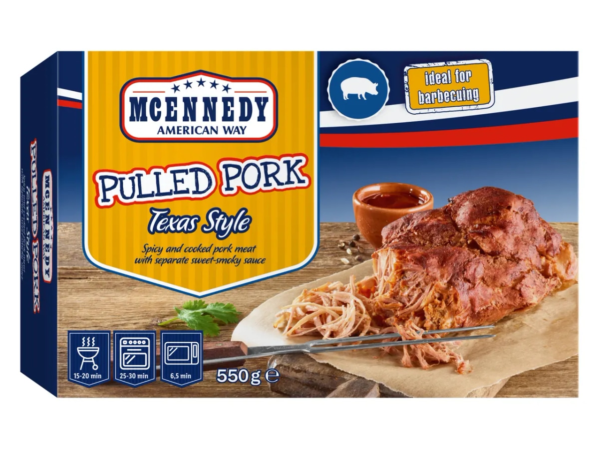 MCENNEDY Natrgana svinjina 550 g - Akcija v trgovini Lidl