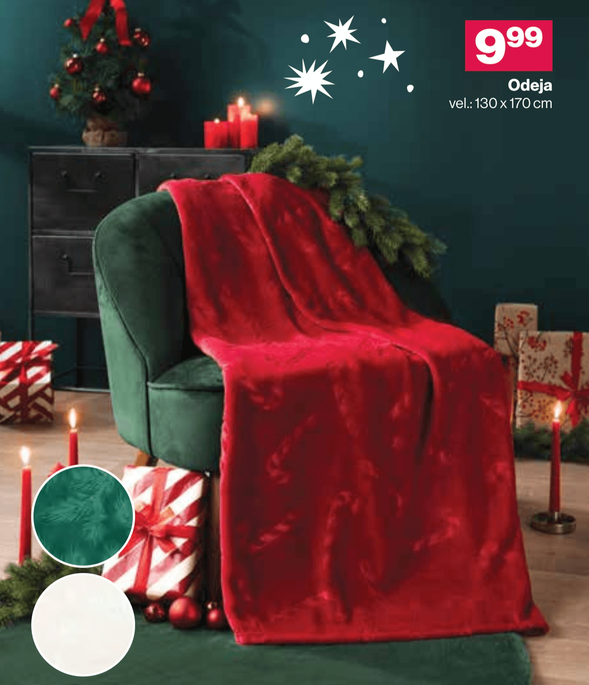 Odeja 130 x 170 cm - Akcija v trgovini Mercator