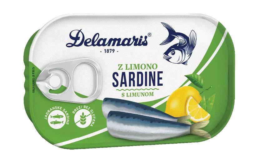 Sardine z limono Delamaris 90 g - Akcija v trgovini Jager