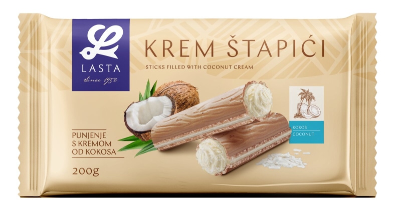 Vafel palčke Lasta 200 g - Akcija v trgovini Jager