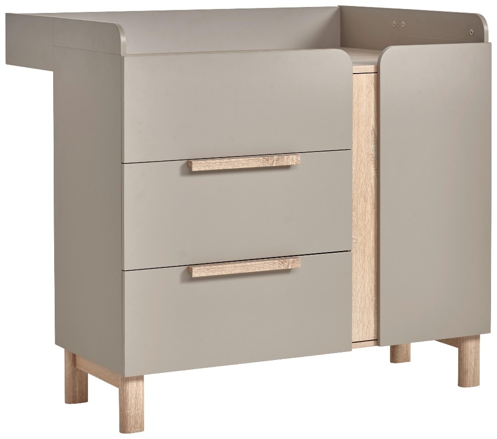Previjalna komoda Nomi 110 x 94-102 x 44-79 cm Jimmylee Akcija v trgovini Lesnina