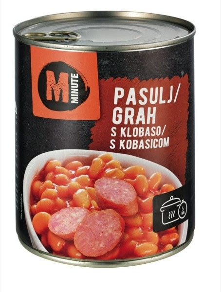 Pasulj Minute 830 g Mercator Akcija v trgovini Mercator