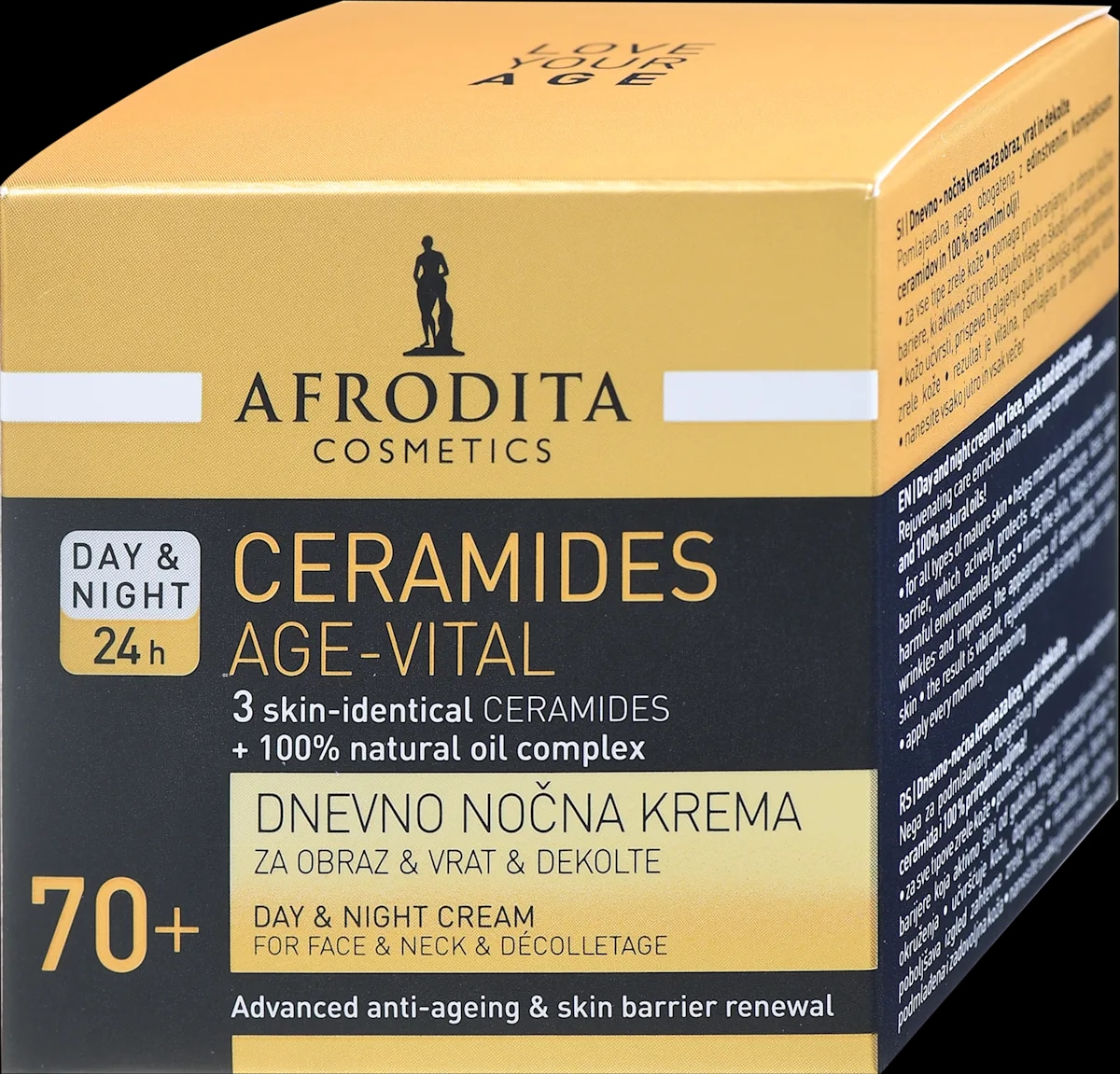 KREMA ZA OBRAZ CERAMIDES AGE VITAL KOZMETIKA AFRODITA 50 ml - Akcija v trgovini E.Leclerc