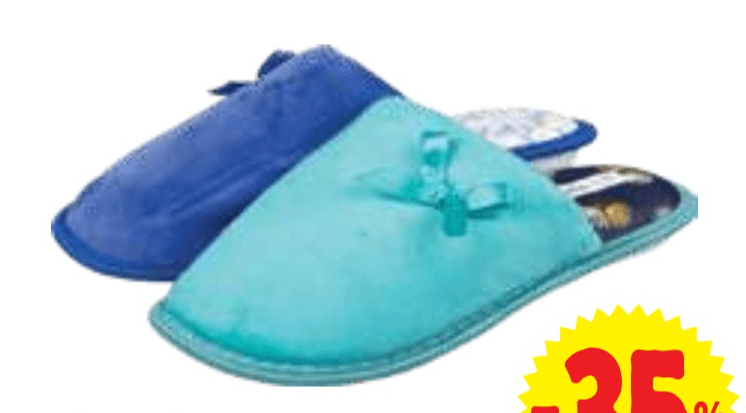 Ženski copati 36-41 Tissala - Akcija u trgovini E.Leclerc