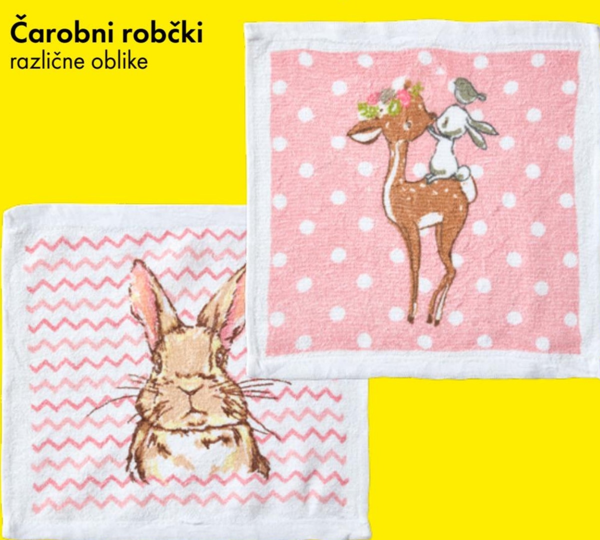 Čarobni robčki - Akcija v trgovini Tedi