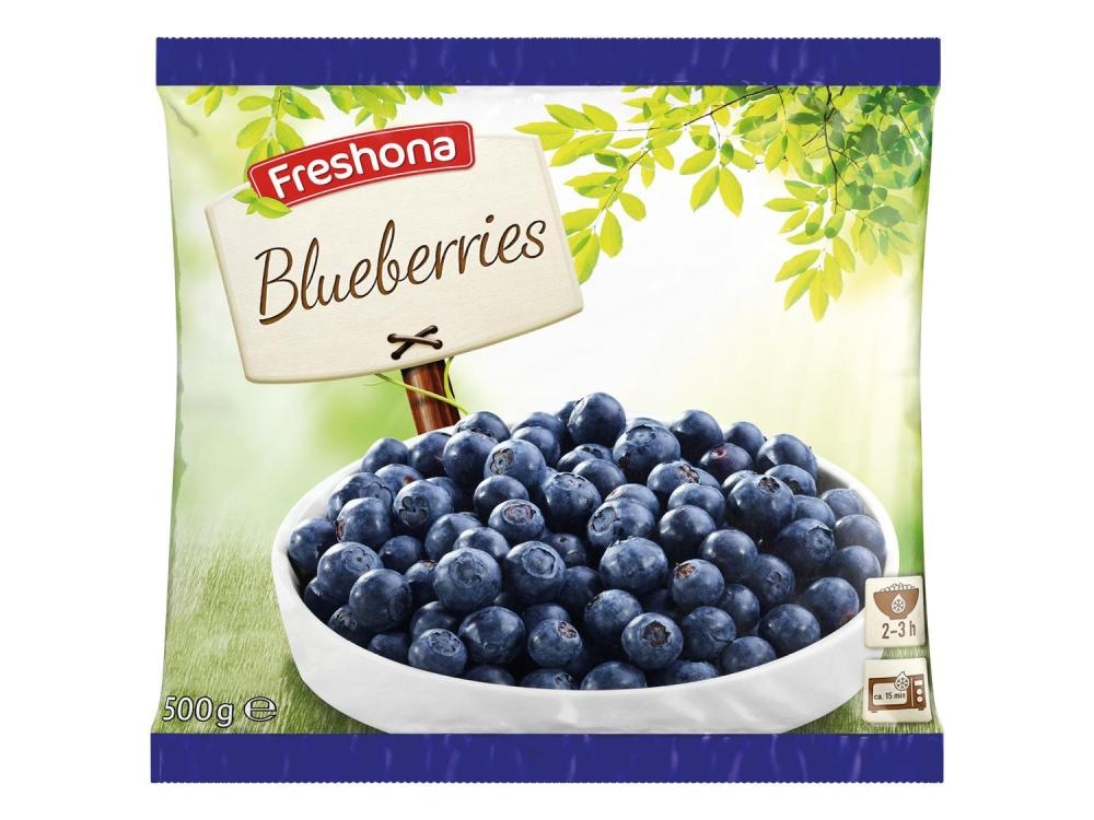 Freshona Borovnice 500 g - Akcija v trgovini Lidl