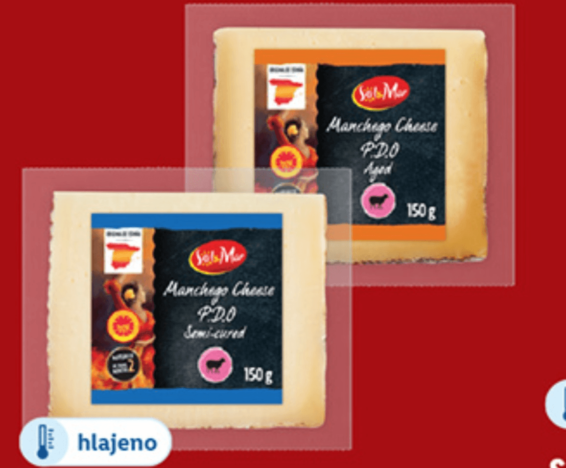 SOL&MAR Sir „Manchego“ 150 g - Akcija v trgovini Lidl