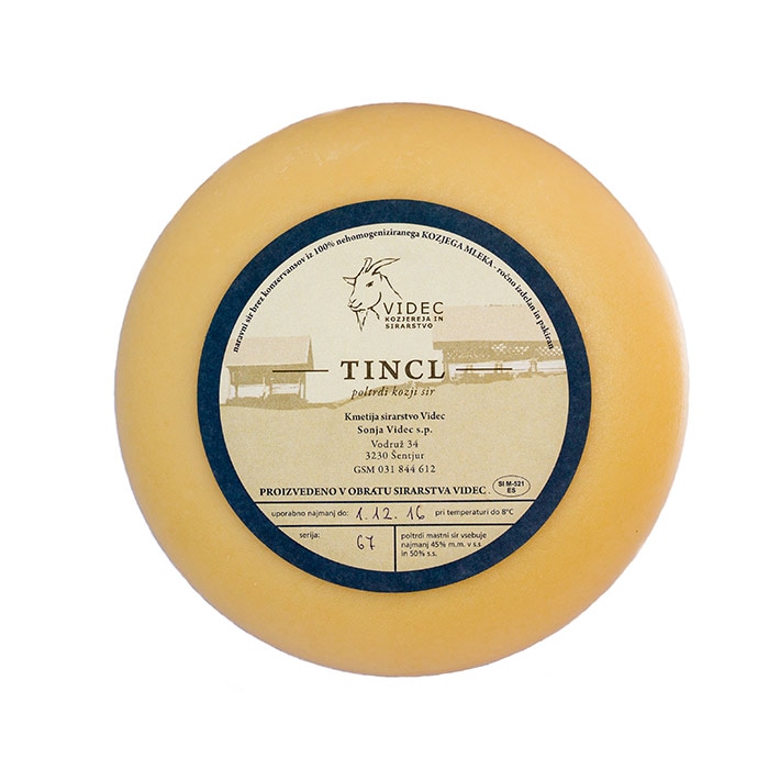 Poltrdi kozji sir Tincl 180 g Sirarstvo Videc - Akcija v trgovini Spar