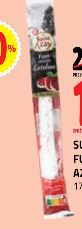 Suha salama Fuet Saint Azay 170 g - Akcija v trgovini E.Leclerc