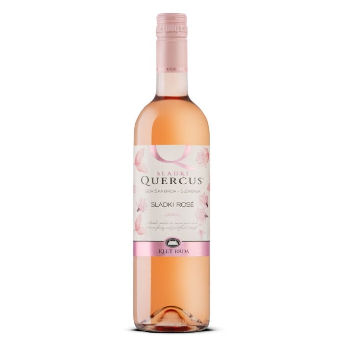 Kakvoostno vino ZGP Sladki Merlot, Rumeni Muškat ali Sladki Rosé Quercus 0,75 l Akcija v trgovini E.Leclerc