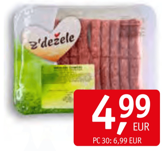 Z'dežele Banjaluški čevapčiči 480 g - Akcija v trgovini Jager