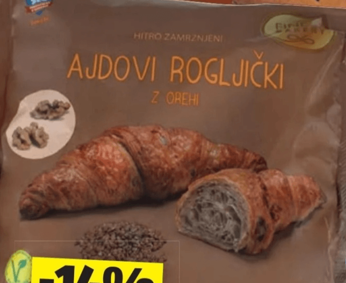 Ajdovi rogljički z orehi 600 g FINEST BAKERY - Akcija v trgovini Hofer
