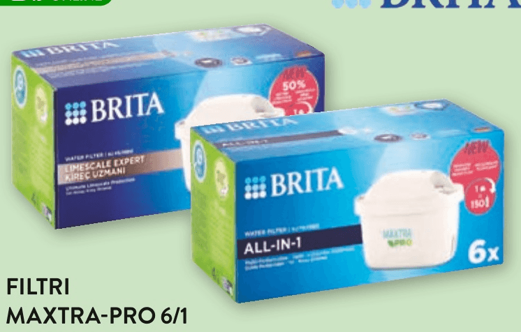 Brita Filtri Maxtra-Pro 6/1 - Akcija v trgovini Spar