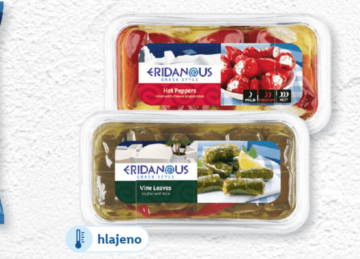 ERIDANOUS Predjedi v olju 270 g - Akcija v trgovini Lidl