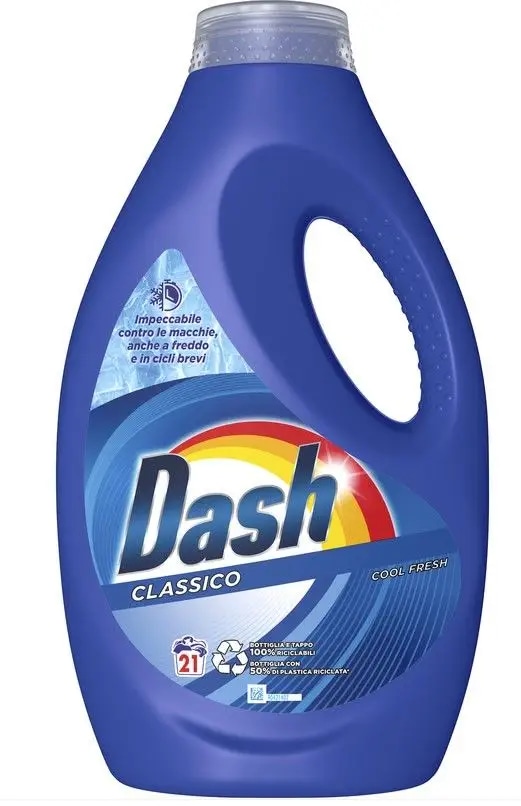 Detergent za pranje perila Dash 3,55 kg ali do 71 pranj ali GEL 3,105 l ali do 69 pranj - Akcija v trgovini E.Leclerc
