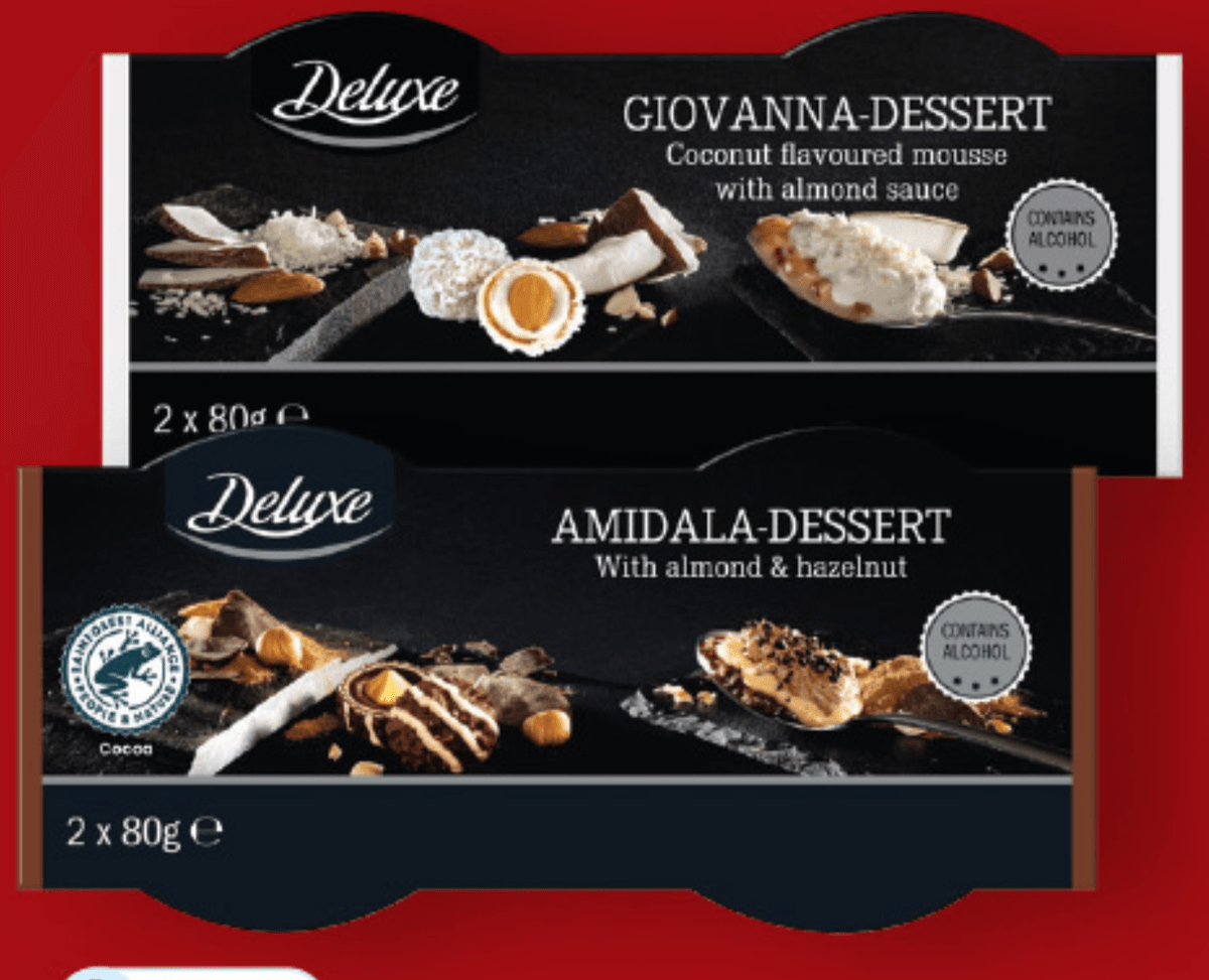 Deluxe Desert v kozarčku 2 x 80 g - Akcija v trgovini Lidl