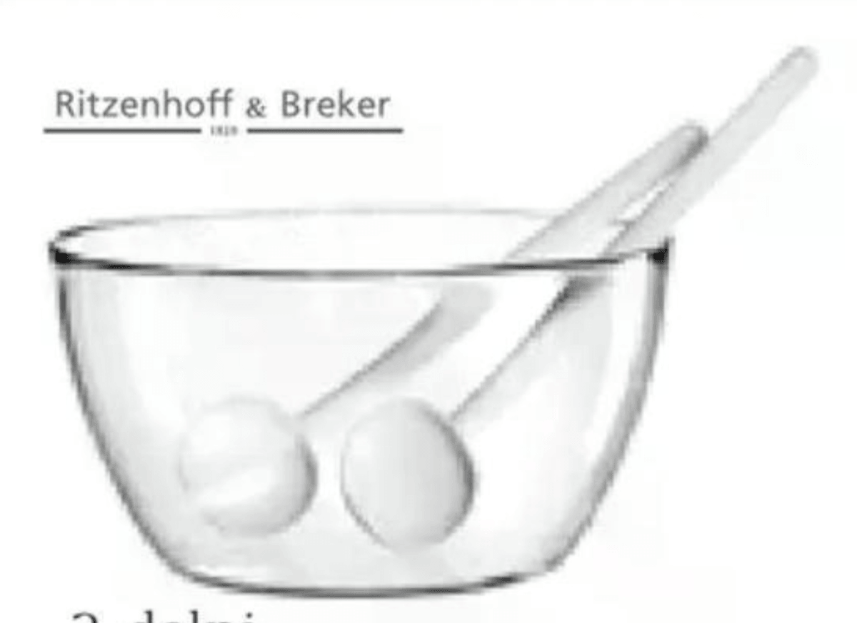 Servirna skleda s priborom Ritzenhoff & Breker 3-delni - Akcija v trgovini Rutar