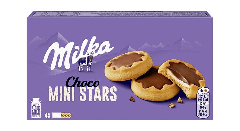 Milka Piškoti Mini Stars 150 g - Akcija v trgovini Jager