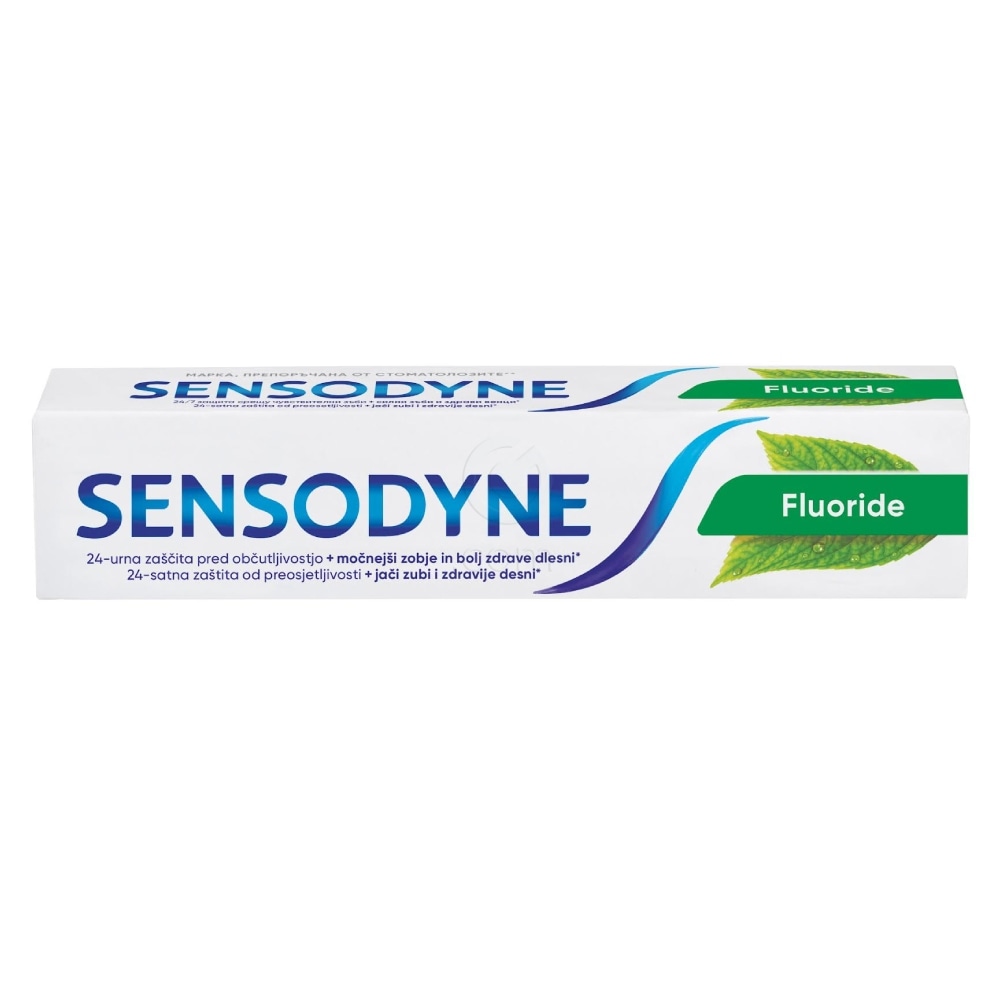Sensodyne Fluor zobna pasta 100 ml, 75 ml + 25 ml - Akcija v trgovini Spar